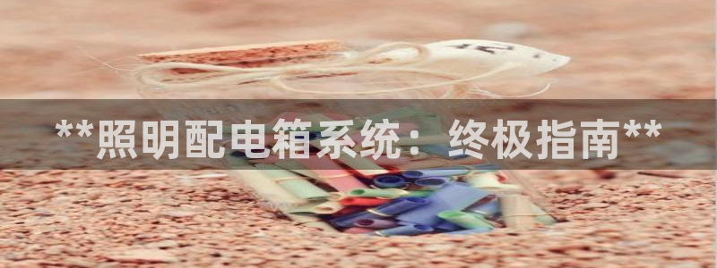 **照明配电箱系统：终极指南**