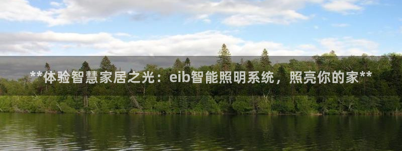 **体验智慧家居之光：eib智能照明系统，照亮你的家**