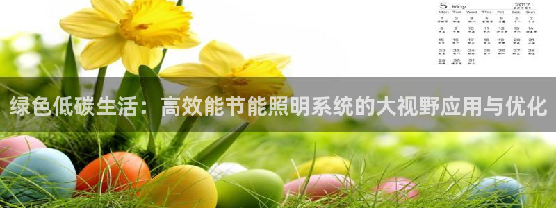 绿色低碳生活：高效能节能照明系统的大视野
