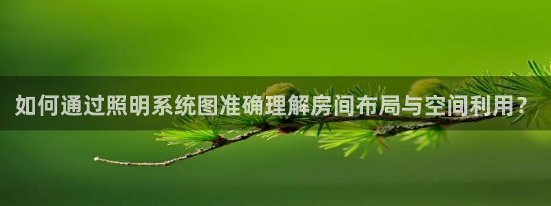 如何通过照明系统图准确理解房间布局与空间
