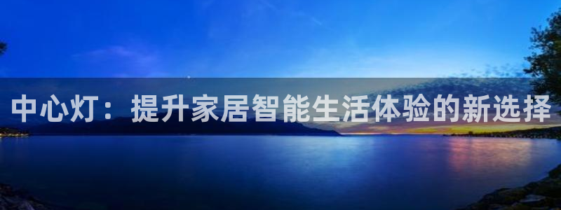 中心灯：提升家居智能生活体验的新选择