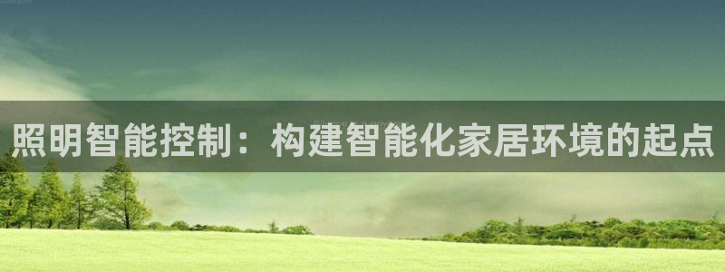 照明智能控制：构建智能化家居环境的起点