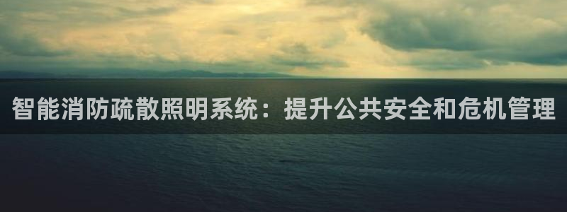 智能消防疏散照明系统：提升公共安全和危机管理
