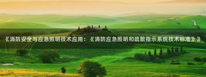 《消防安全与应急照明技术应用：《消防应急照明和疏散指示系统技术标准》》